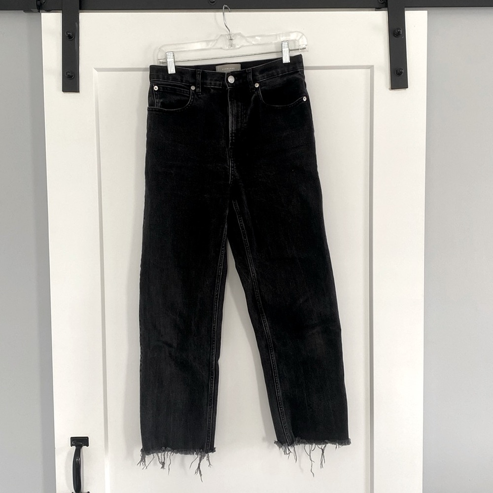 Everlane Way High Jean in Black
